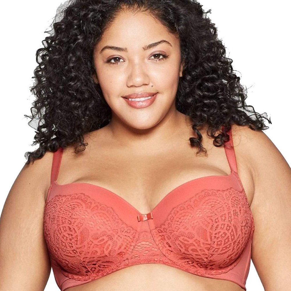 Auden Plus Size Lightly Lined Balconette Bra